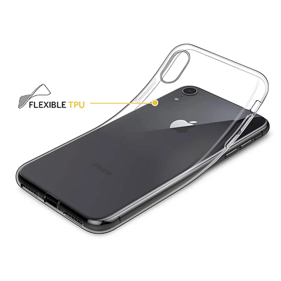 Фото Мягкий чехол из ТПУ для iPhone XR X XS Max прозрачный телефона 6 7 8 Plus 5 5S 6s SE Мобильные Мягкий чехол из ТПУ для iPhone XR X XS Max прозрачный телефона 6 7 8 Plus 5 5S 6s SE Мобильные