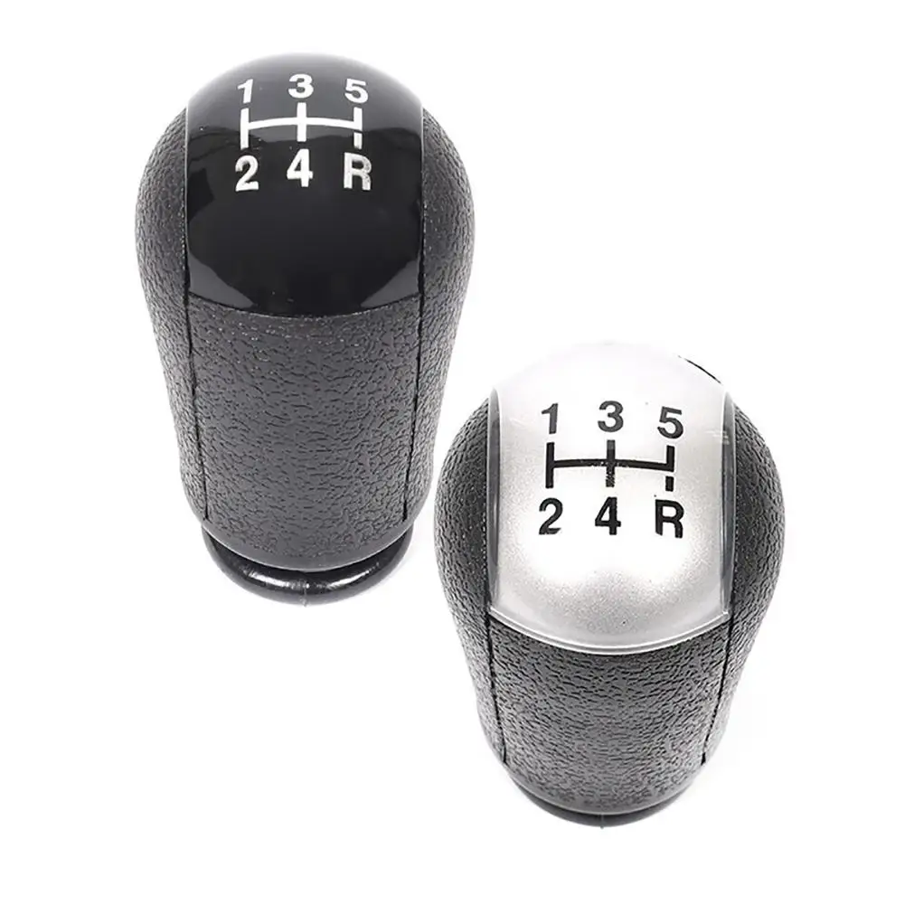 For Ford Focus Mondeo MK3 S-MAX C-MAX Mustang Galaxy Fiesta MK6 Transit 5 Speed Manual Car Gear Shift Knob Black/Silver |