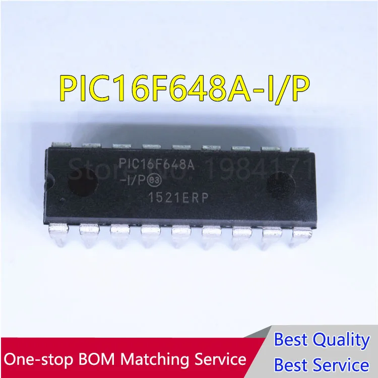 

20 шт PIC16F648A-I/P PIC16F648A DIP16 Новый