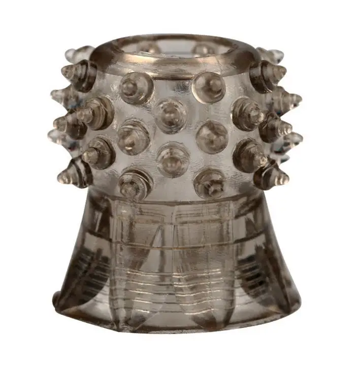 Прямая доставка Для мужчин Спайк мягкие TPE петух кольцо Extender пениса рукава время