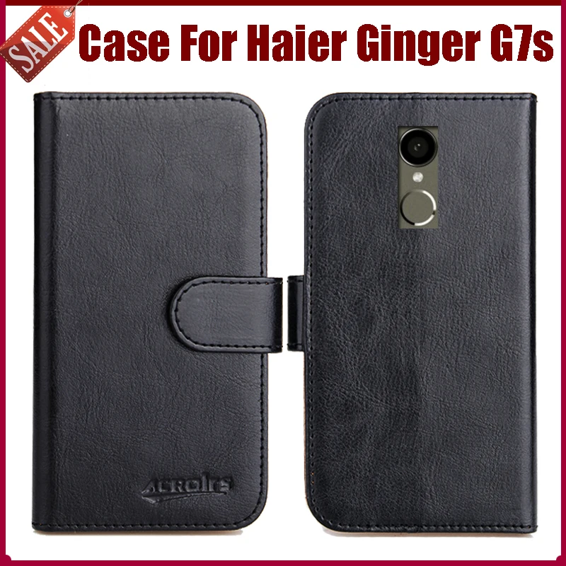 

Hot Sale! Haier Ginger G7s Case 6 Colors High Quality Flip Leather Protective Phone Cover For Haier Ginger G7s Case