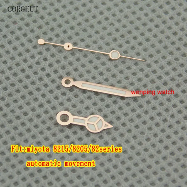 Golden fit miyota Светящиеся стрелки часов(2 типа на выбор) подходит ETA2824 ETA2836 или Минчжу DG2813, DG 3804 miyota 8215 движение аксессуары для часов - Цвет: Golden fit miyota