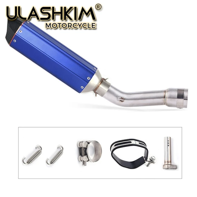 same photo Motorcycle Full System Exhaust Escape Muffler Middle Connect Link Pipe Slip On For YAMAHA FZ1 FZ1N FZ1000 2005 to DB-KILLER - Цвет: same photo