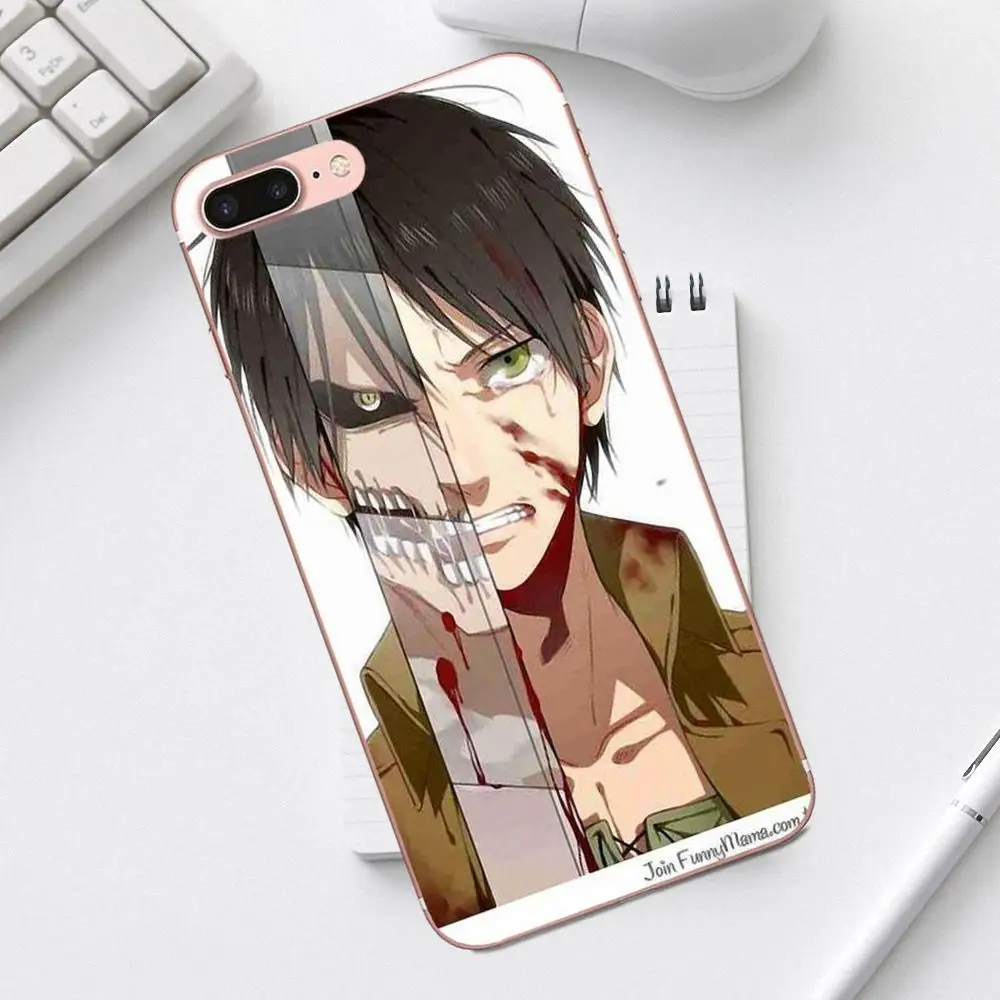 Japanese Comics Attack On Titan Soft Bags Cases For Galaxy Alpha Core Prime Note 4 5 8 S3 S4 S5 S6 S7 S8 S9 mini edge Plus | Мобильные