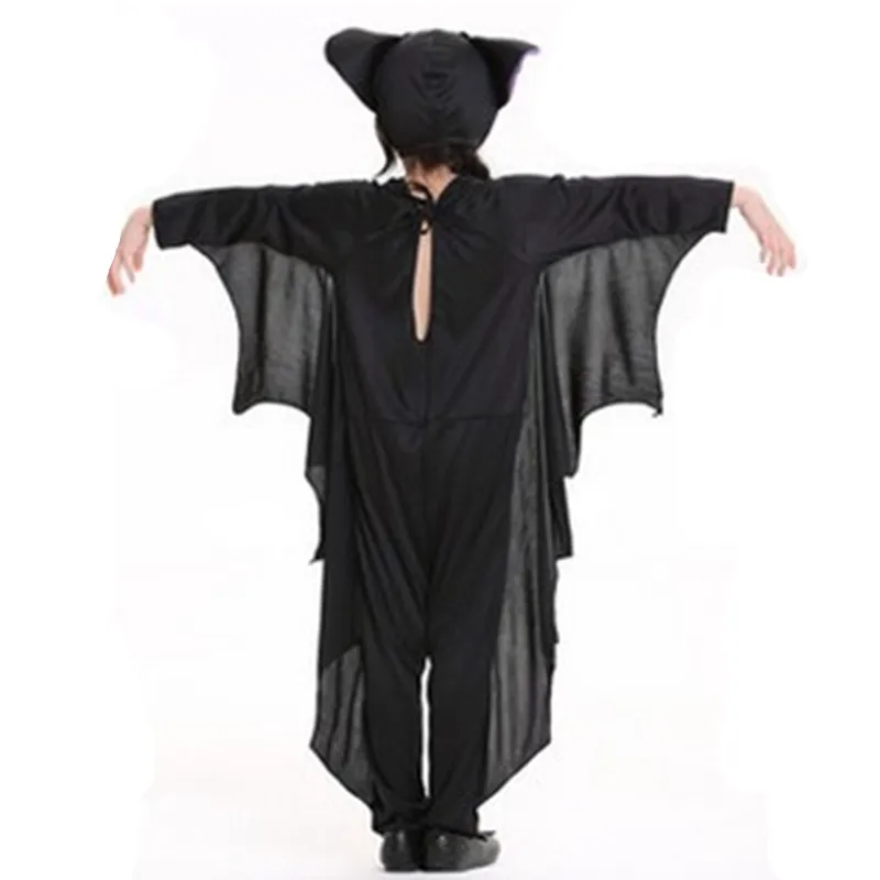 Костюм летучей мыши на Хэллоуин для девочек унисекс костюм животного детей