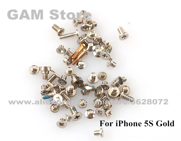 Полный набор винтов для iPhone 4 4S 5 5S 5C SE 6 6Plus 6S 6SP полный комплект с 2 нижней док