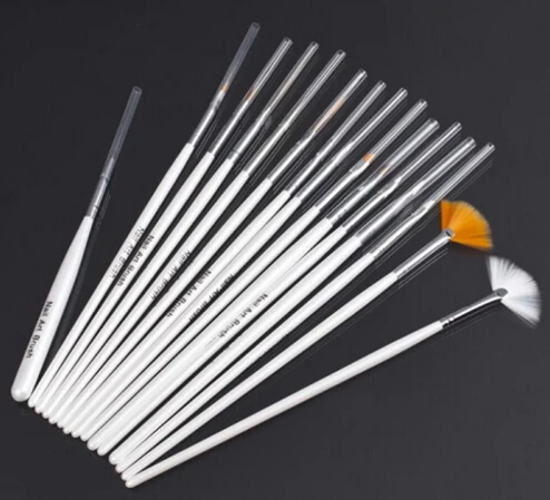 Nail Painting Pen Art Brush Set 3D Beauty 1set/15Pcs | Красота и здоровье