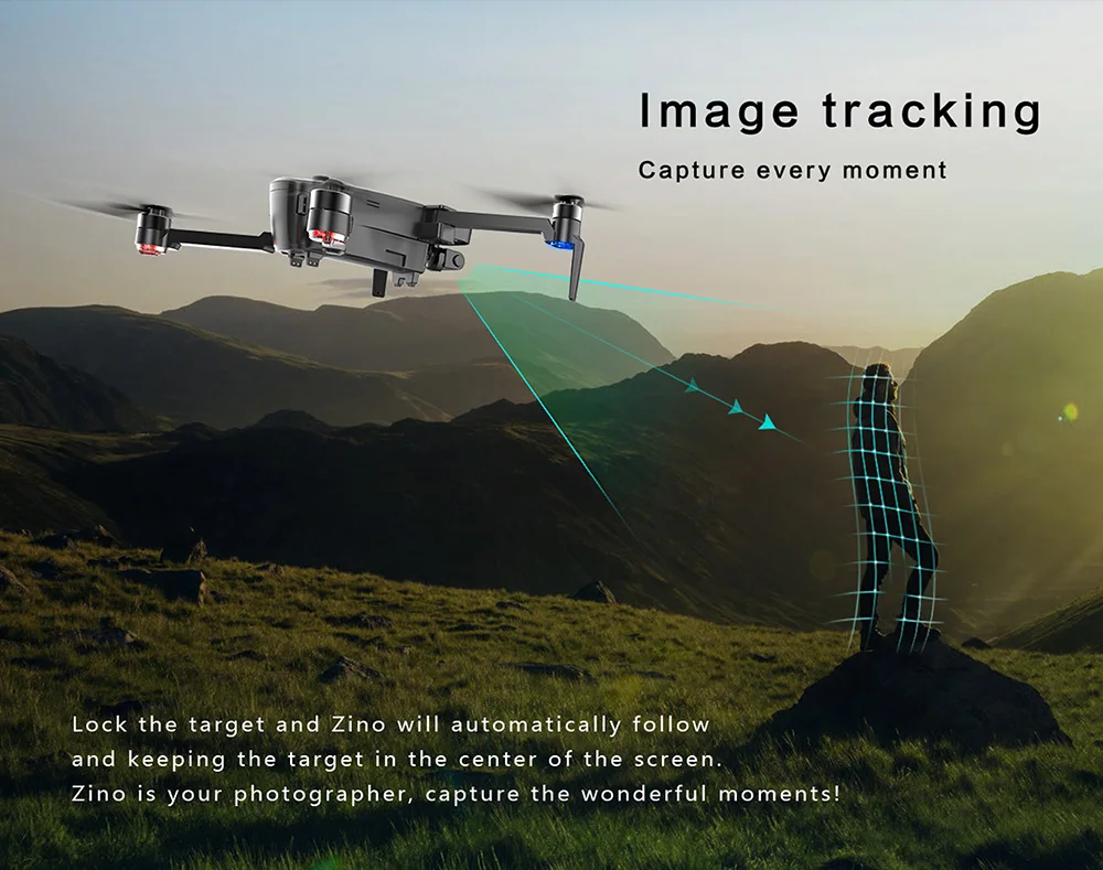 Hubsan H117S Zino gps 5,8 Г 1 км Складная рукоятка с видом от первого лица в формате 4 K UHD, Камера 3-осевому гидростабилизатору Индивидуальные RC Дрон Квадрокоптер RTF высокое Скорость