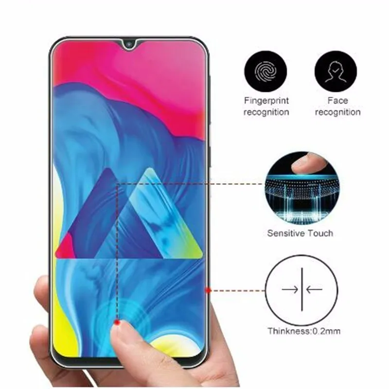 Закаленное стекло 2.5D для Samsung Galaxy A30 A50 Защитное экрана A10 A40 A90 A70 A20 A60 стеклянная