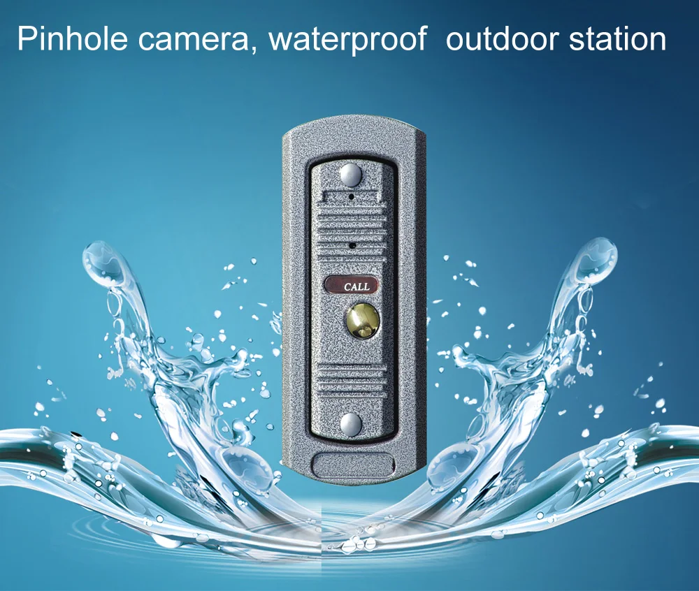 Видеодомофон с ЖК дисплеем 4 3 дюйма и камерой 800TVL|video door phone|door phonevideo intercom doorbell |