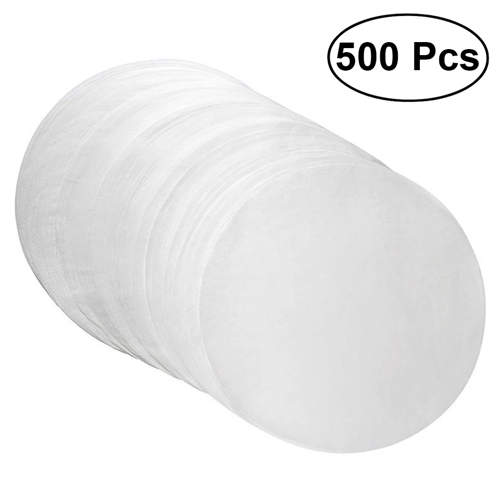 500 шт. круглая смазанная бумага для выпечки аксессуары печенья бумажные листы