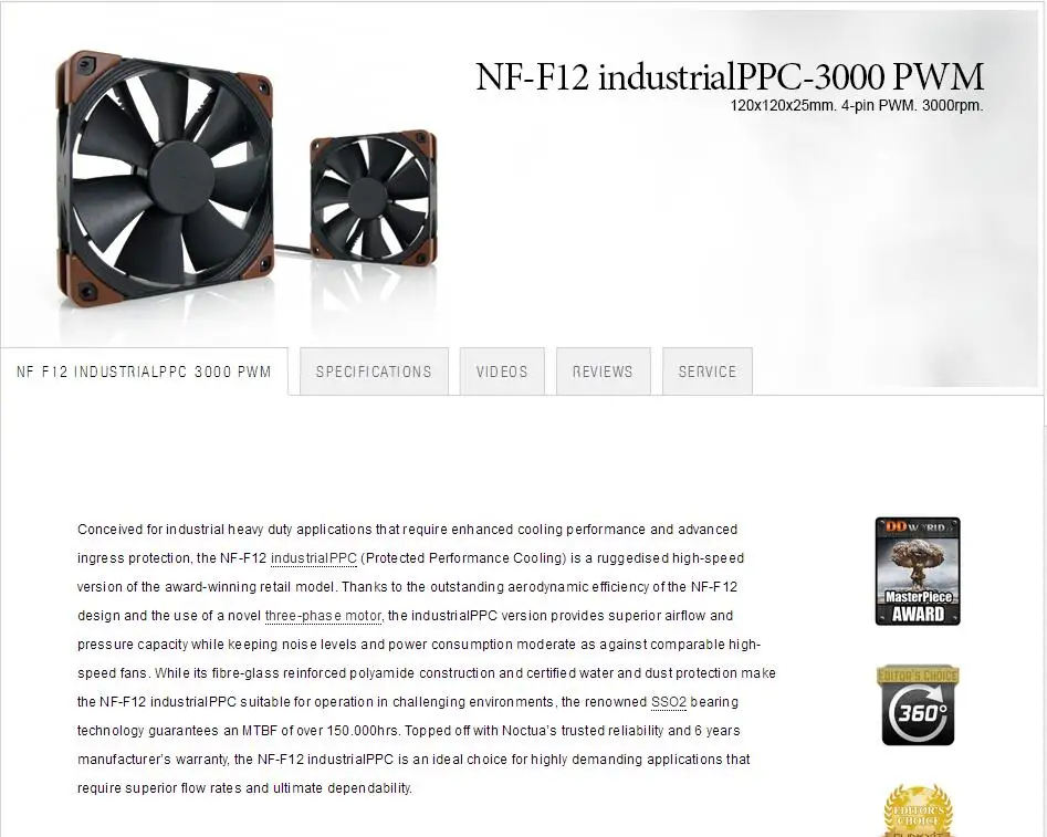 Noctua NF-F12 industrialPPC-2000-3000 PWM PC компьютерные корпуса башни Процессор 12 мм вентилятор кулеры вентиляторы Вентилятор охлаждения кулер