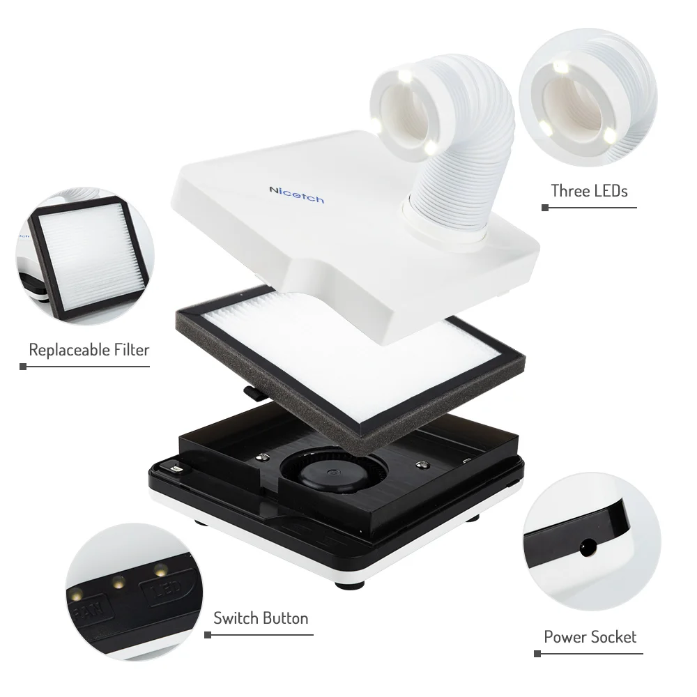 Новый мощный пылеуловитель для ногтей Ladymisty всасывающий пылесборник вытяжной