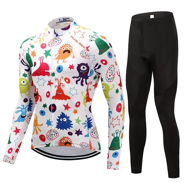 jersey and pants 9d гелевая подкладка, набор Джерси для велоспорта, Мужская Зимняя Теплая Флисовая одежда для велоспорта, костюм для триатлона, Униформа, наряд - Цвет: jersey and pants