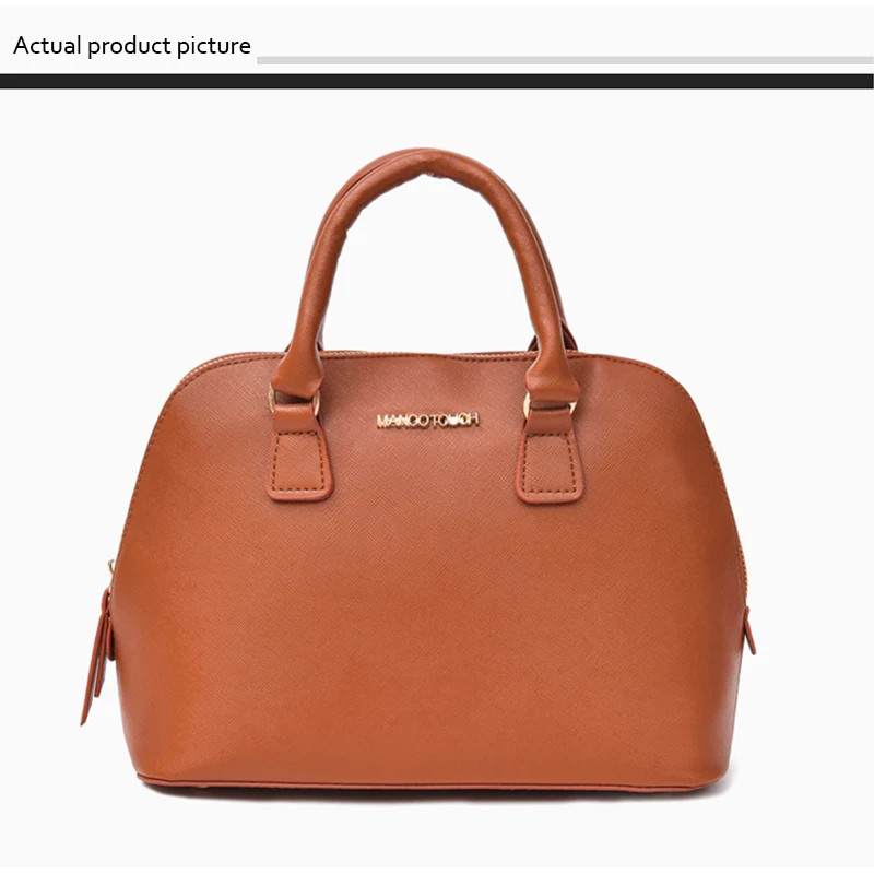 Simple PU Leather Women Handbag Fashion Shopping Female Shoulder Bag Classic Business Lady Tote Solid Color Crossbody Bags