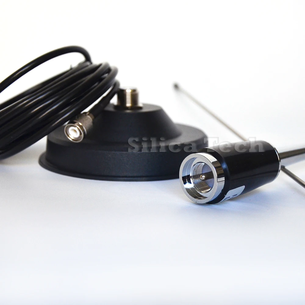 98MHz Car fm antenna sucker with 3M cable for 7w 15w FM Transmitter - TNC port |