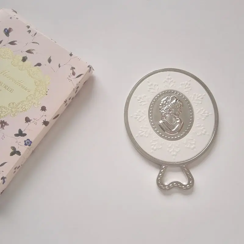 Высококачественное зеркало из сплава во французском стиле круглое мини