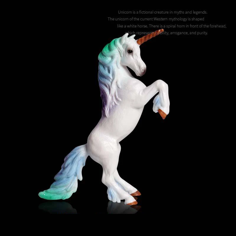 1 шт. 10*4*7 см Pegasus Lift The Wings Rainbow horse красочные реалистичные красота и тщательно