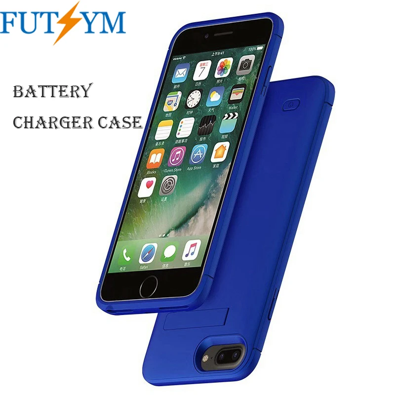 Роскошный 5200 mah Батарея Зарядное устройство чехол для iPhone 7 Мощность Bank Дело Pack Резервное копирование iphone 8