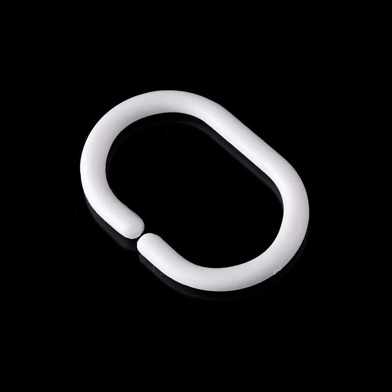 12 шт./лот крюк для душевой занавески пластиковый высококачественный бесшовный