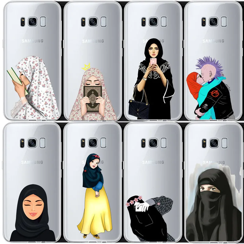 Мусульманские исламские глаза арабский хиджаб для девочек мягкий ТПУ чехол