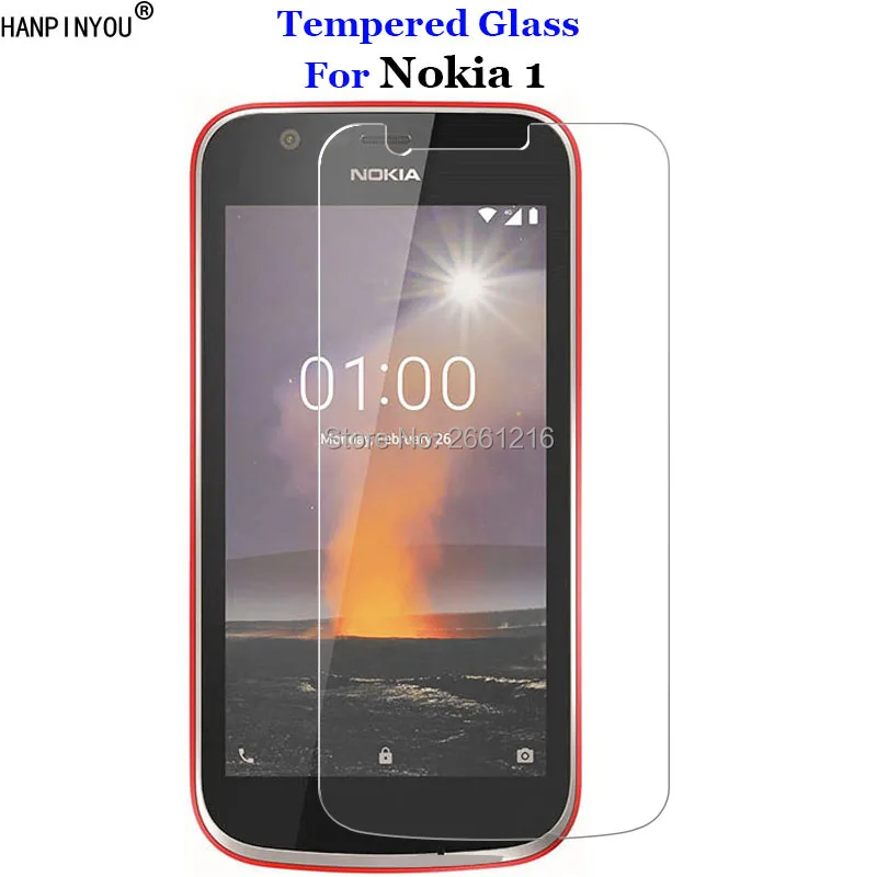 Для Nokia 1 2018 закаленное стекло 9H 2.5D Премиум Защитная пленка для экрана Nokia1 Android Phone 4