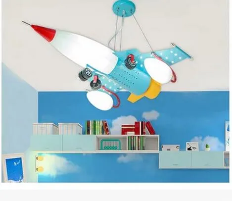 Подвесной светильник s креативный дизайн летательный аппарат мультяшный Eyecare