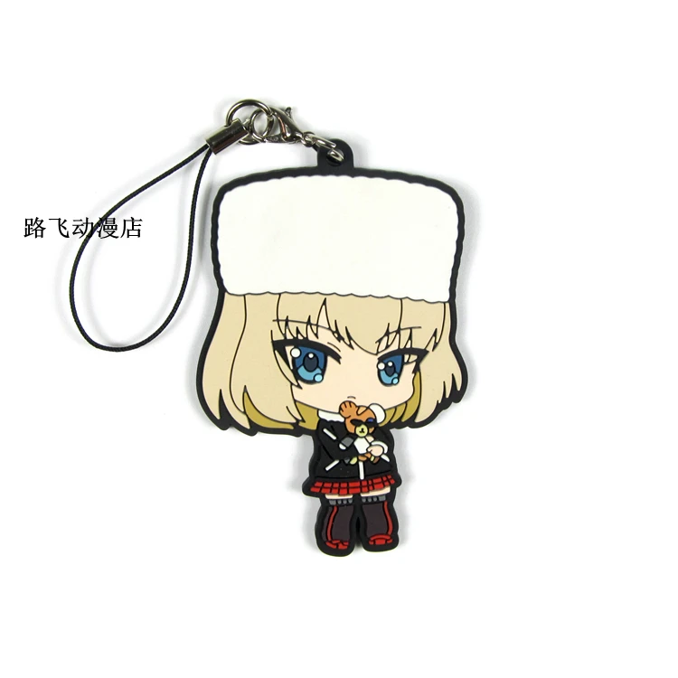Фигурка из аниме девушки и панцер Nishizumi Miho Saori Takebe Anzu Kadotani Yukari Akiyama резиновый
