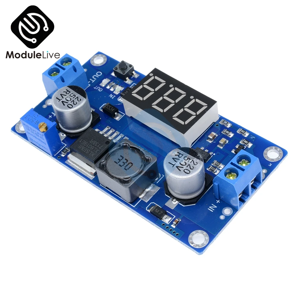 DC XL6009 цифровой повышающий Питание Модуль Регулируемый 4 5 32V постоянного тока до 35V