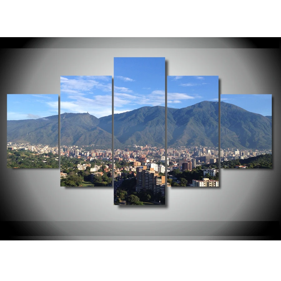 5 шт. Avila Caracas горный холст с принтом настенная живопись постер Современный
