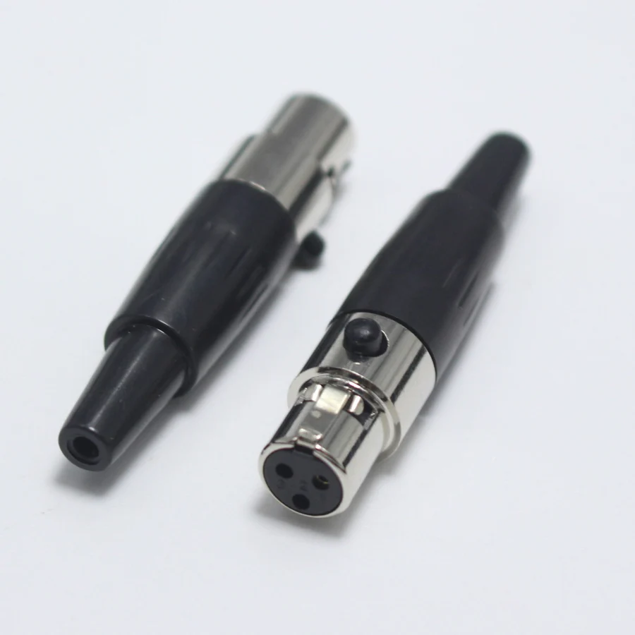 1 шт. Mini XLR 3 4 5 6 контактный штекер/гнездовой разъем маленький 3P Аудио для микрофона