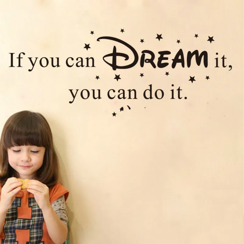 Если вы можете мечтать об этом сделать это наклейки на стену с героями