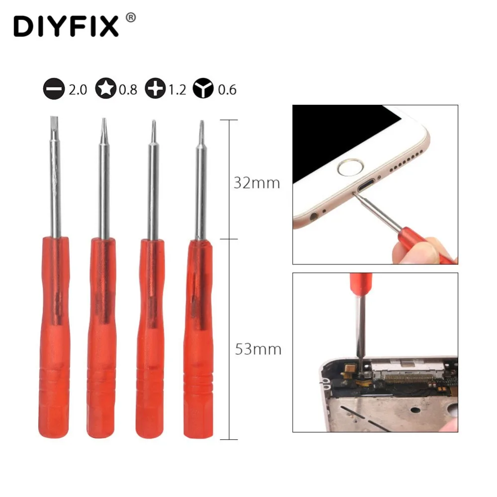 DIYFIX 11 в 1 умные телефоны открытие Прай ремонтный инструмент наборы Отвертки Набор