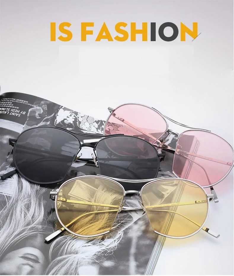 Женские и мужские солнцезащитные очки с зеркальными прозрачными линзами в