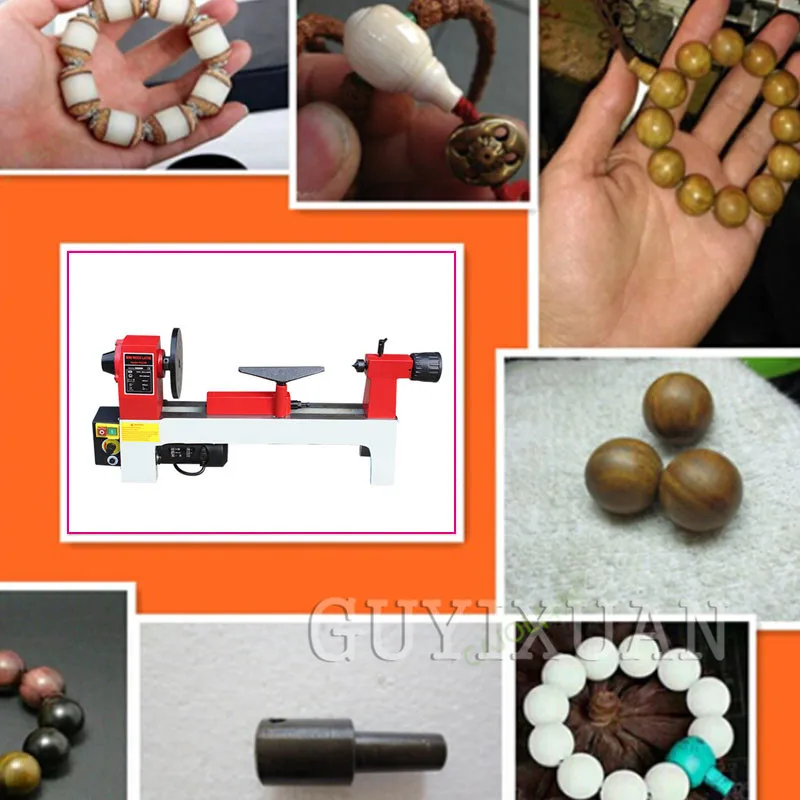 DIY маленький токарный станок деревообрабатывающее оборудование и оборудование| |
