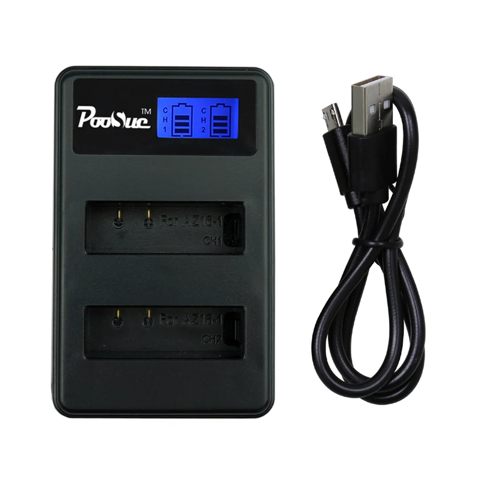 Новинка 5 в ЖК дисплей USB двойное зарядное устройство для аккумулятора Xiaomi Yi 4k/4k +/Yi