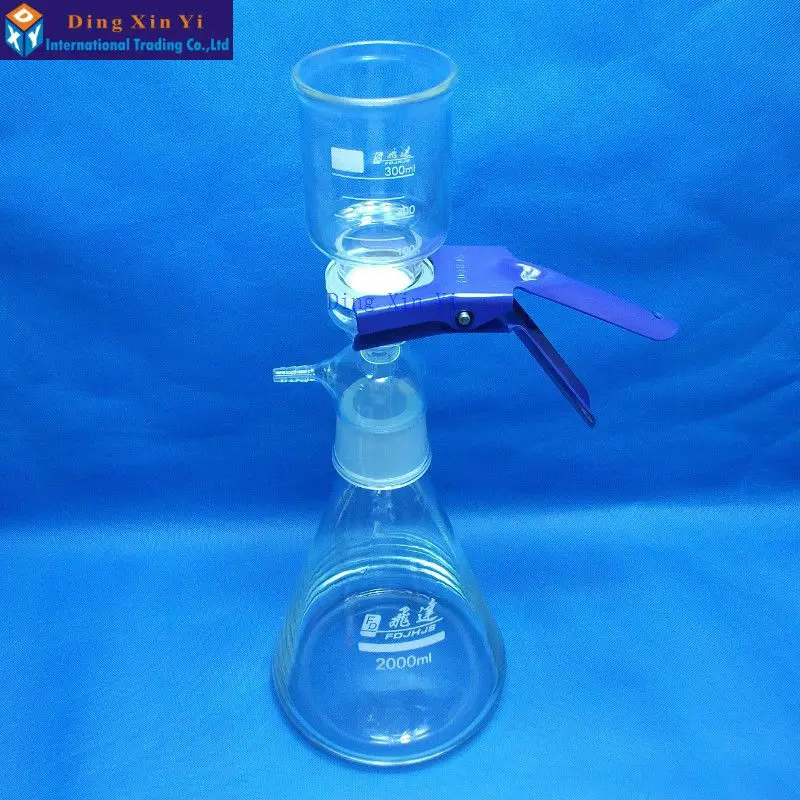 Аппарат вакуумной фильтрации 2000 мл мембранный фильтр оборудование для с