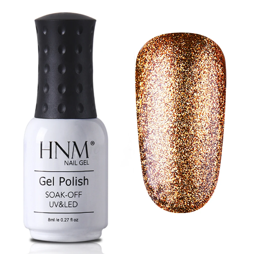 HNM блеск 8 мл УФ лак для ногтей Платина Bling лак для ногтей Краска Gellak Топ основа праймер лак Полупостоянный Лаки эмаль