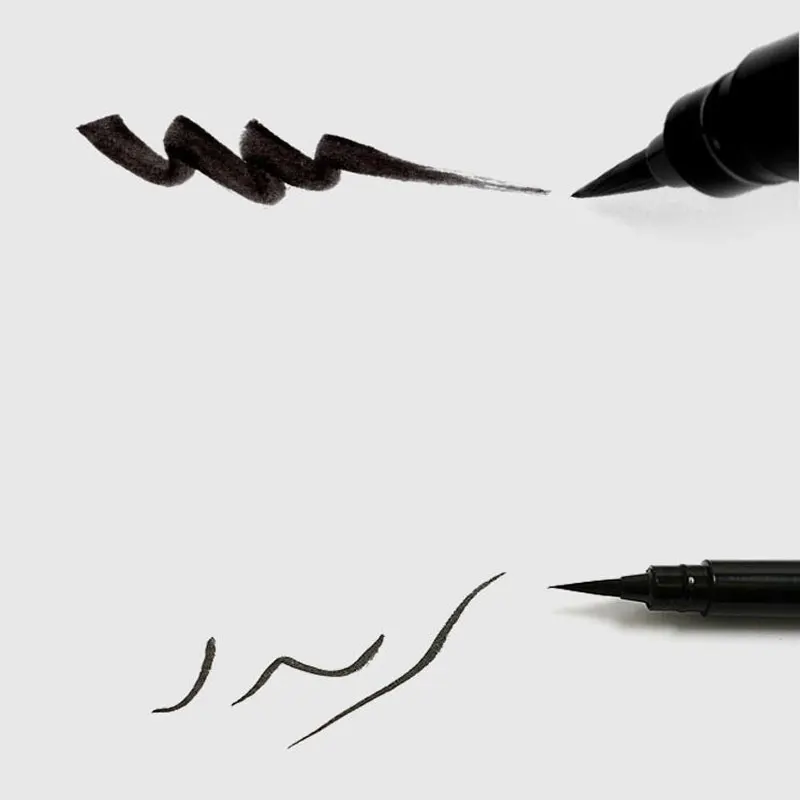 Япония Pentel карманная Кисть ручка-кисть для каллиграфии многоразовые+ черные чернильные картриджи для дизайна мультфильмов Рисование комиксов Calligra