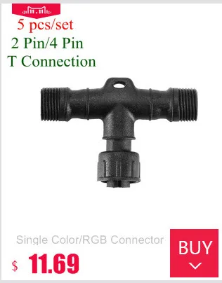 8/12 мм IP67 LED продлить Кабели Применение один Цвета Лампы для мотоциклов 2 Pin с 1/2/3 метр удлинитель 5 шт./лот
