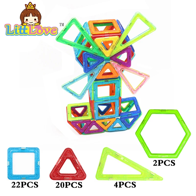 Конструктор 3D сделай сам большой Магнитный конструктор развивающий подарок для