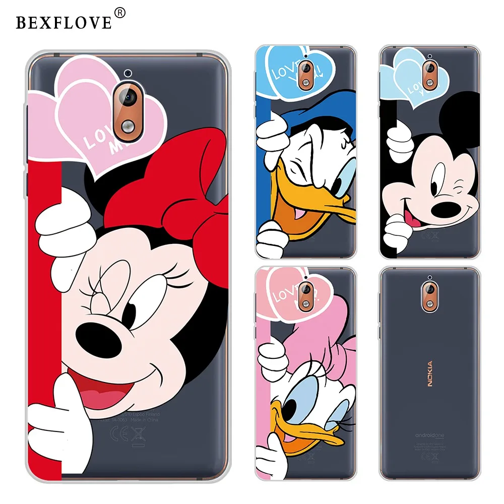 For Nokia 7 Plus Case 3.1 Silicone Soft TPU 6 2017 2018 Coque Funda Flower Cute Clear Capas |