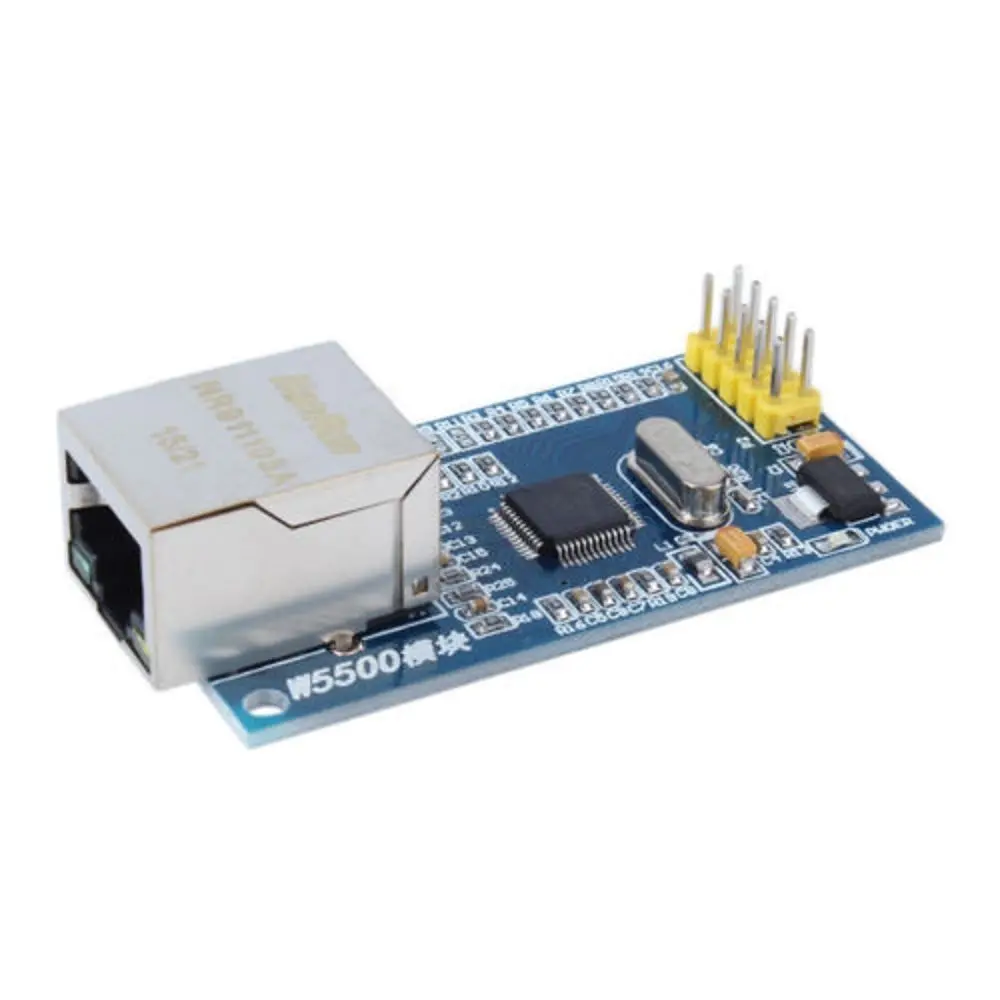 Сетевой модуль W5500 Ethernet сетевой TCP/IP 51/STM32 SPI интерфейс для Arduino|Интегральные схемы|