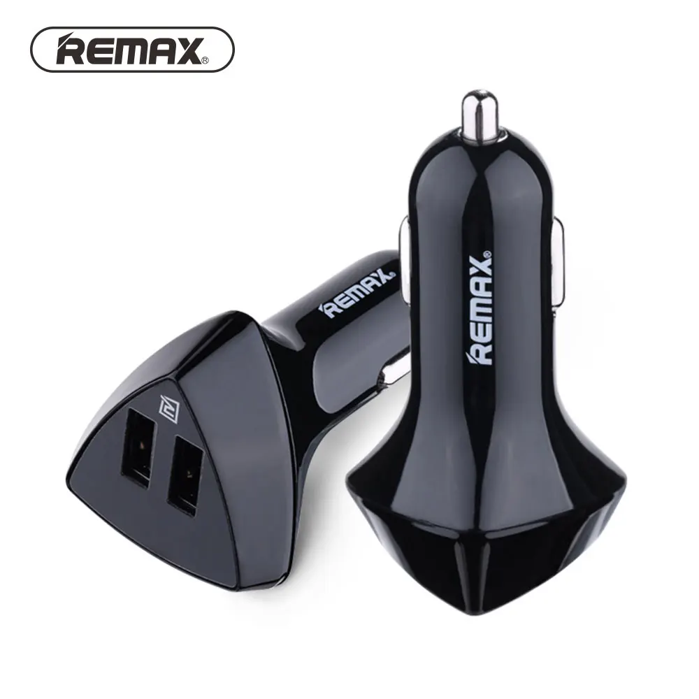 Автомобильное зарядное устройство remax с двумя usb-портами, светодиодный дисплей, универсальное автомобильное зарядное устройство для телефона huawei mate 20 p20 p30 pro p smart p20 Honor 9 Lite