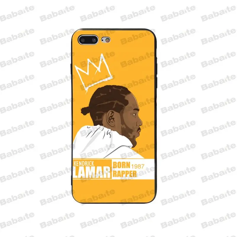 Babaite Kendrick Lamar новый дизайн Fundas чехол для телефона Apple iPhone 5 5S SE 6 6S Plus 7 8 X XS MAX