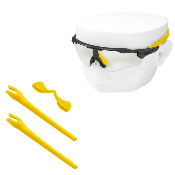 Yellow RubberKit OOWLIT резиновые наборы носоупоры и ушные вкладыши для радаров EV Path OO9208 солнцезащитные очки - Цвет линз: Yellow RubberKit
