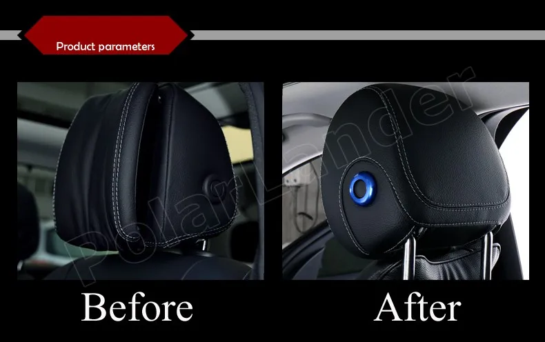 2 цвета 4 шт. накладка на автомобильное сиденье подголовник кнопка регулировки