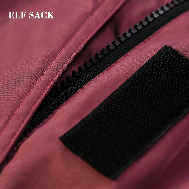 Женский пуховик ELFSACK зимний толстый белый | Женская одежда