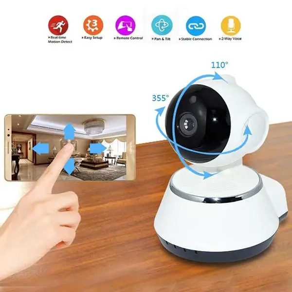 Cewaal 720P WiFi Беспроводная сеть RC камера ИК ночного видения 3 различных вилки