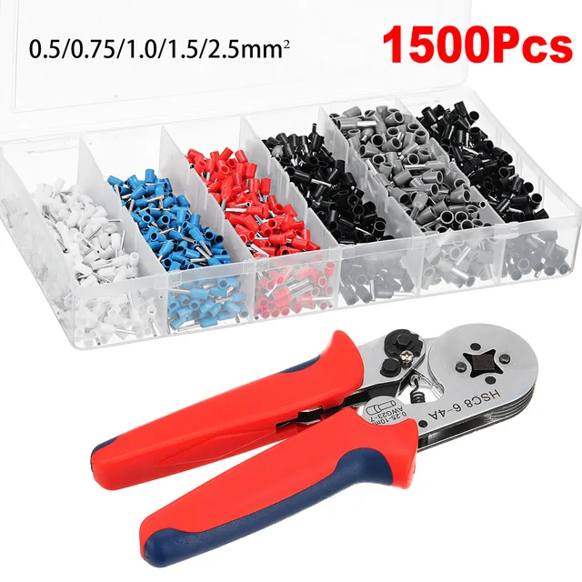 Горячее предложение-1500 шт. щипцы для обжима шнура провода соединитель клеммы